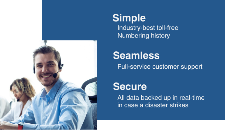 man with headset talking